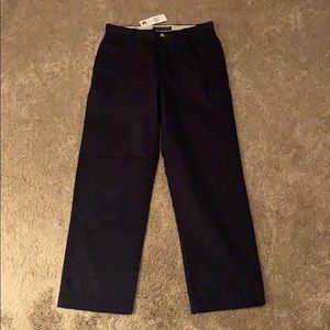 Tommy Hilfiger Navy Chino Flat Front Pants, 30x30